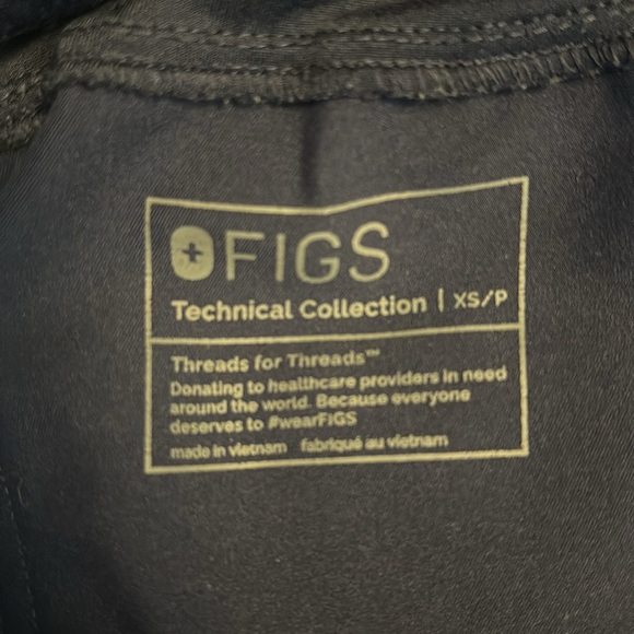 Figs High Waisted Zamora Jogger Scrub Pants in XSP - Picture 5 of 5